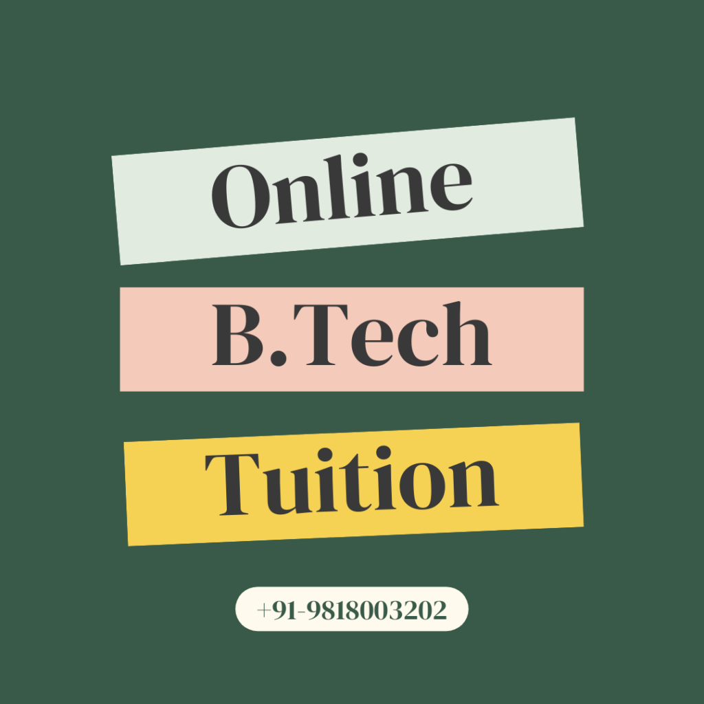 Online IPU University B.Tech Back Paper Tuition