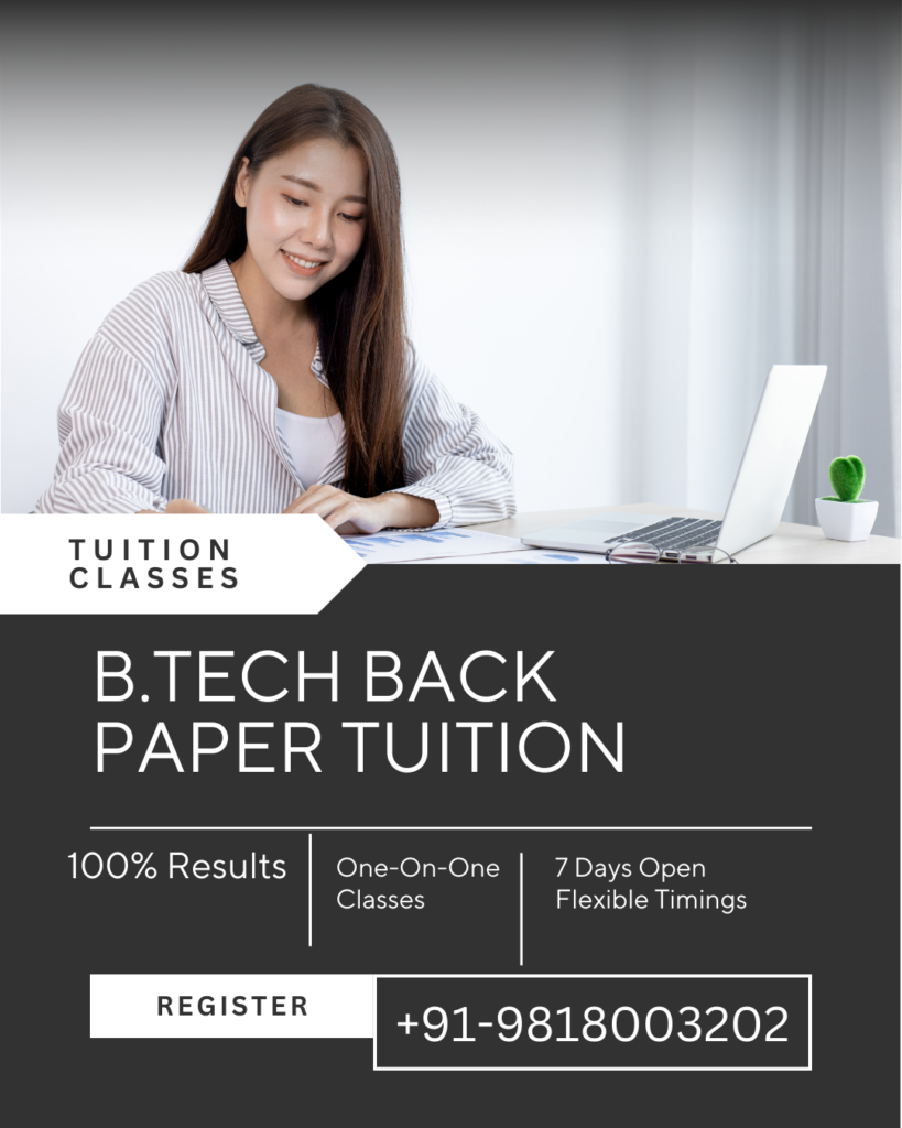 B.Tech Back Paper Tuition - AKTU University