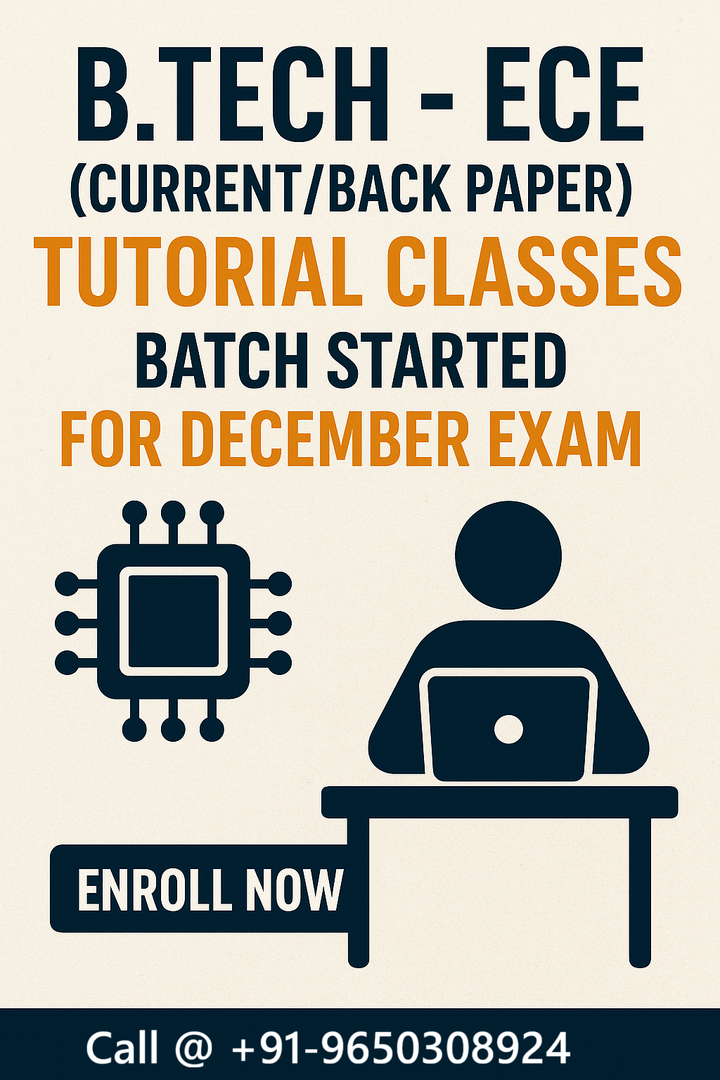 Join expert-led B.Tech Analog Electronic Circuits tuition classes. Clear concepts, solve numericals, and prepare for exams & back papers with ease.