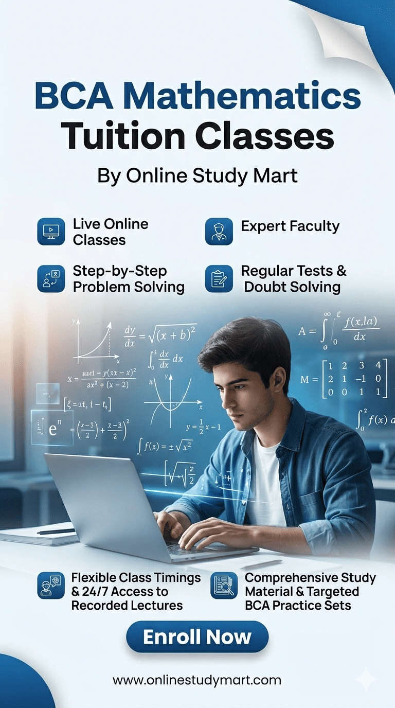 BCA Mathematics Tuition Classes Near Dadri